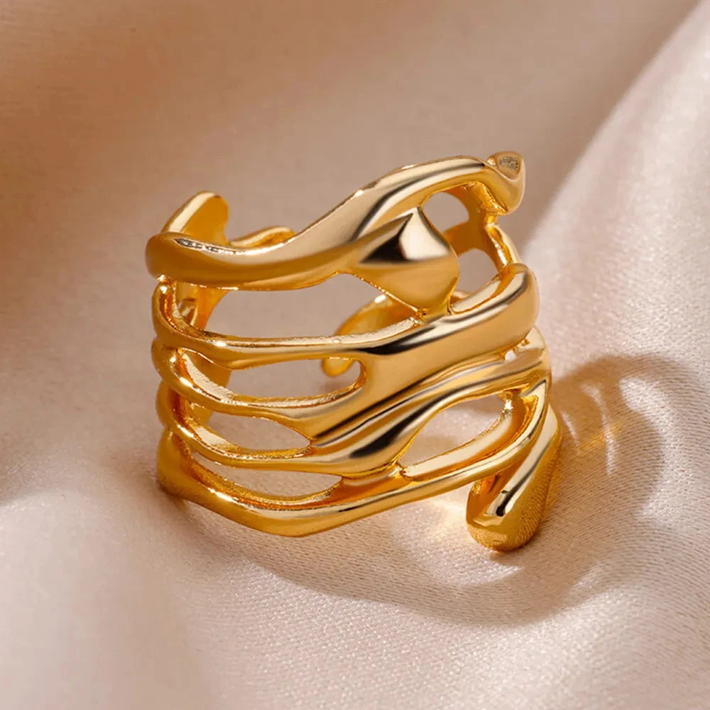 Aurelia Sculpted Ring